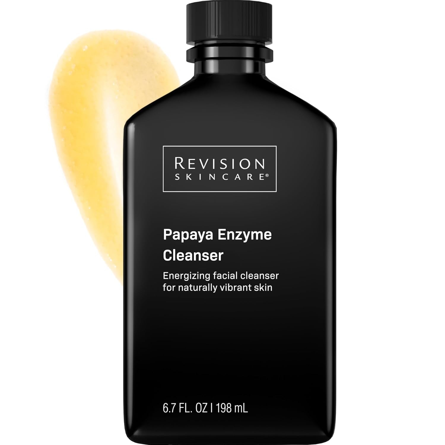Revision Skincare Papaya Enzyme Cleanser, Energizing Facial Cleanser with Salicylic Acid, Soothing and Exfoliating
