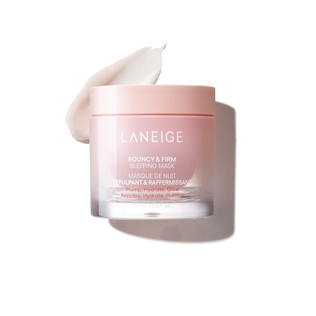 Bouncy and Firm Sleeping Mask: Revitalize, Smooth, Peony & Collagen Complex, Barrier-Boosting Hydration