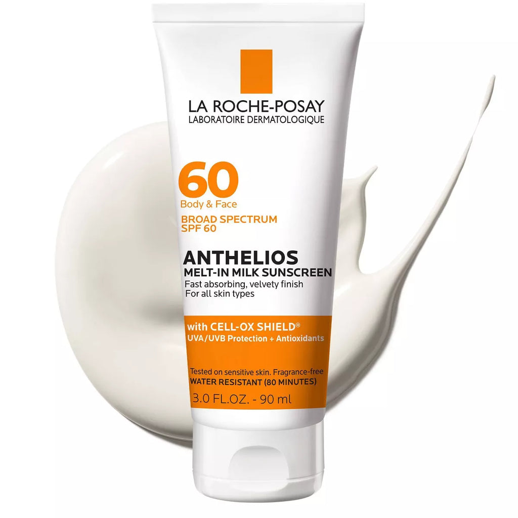 La Roche Posay Anthelios Sunscreen Melt-In-Milk Lotion Face and Body Sunscreen - SPF 60