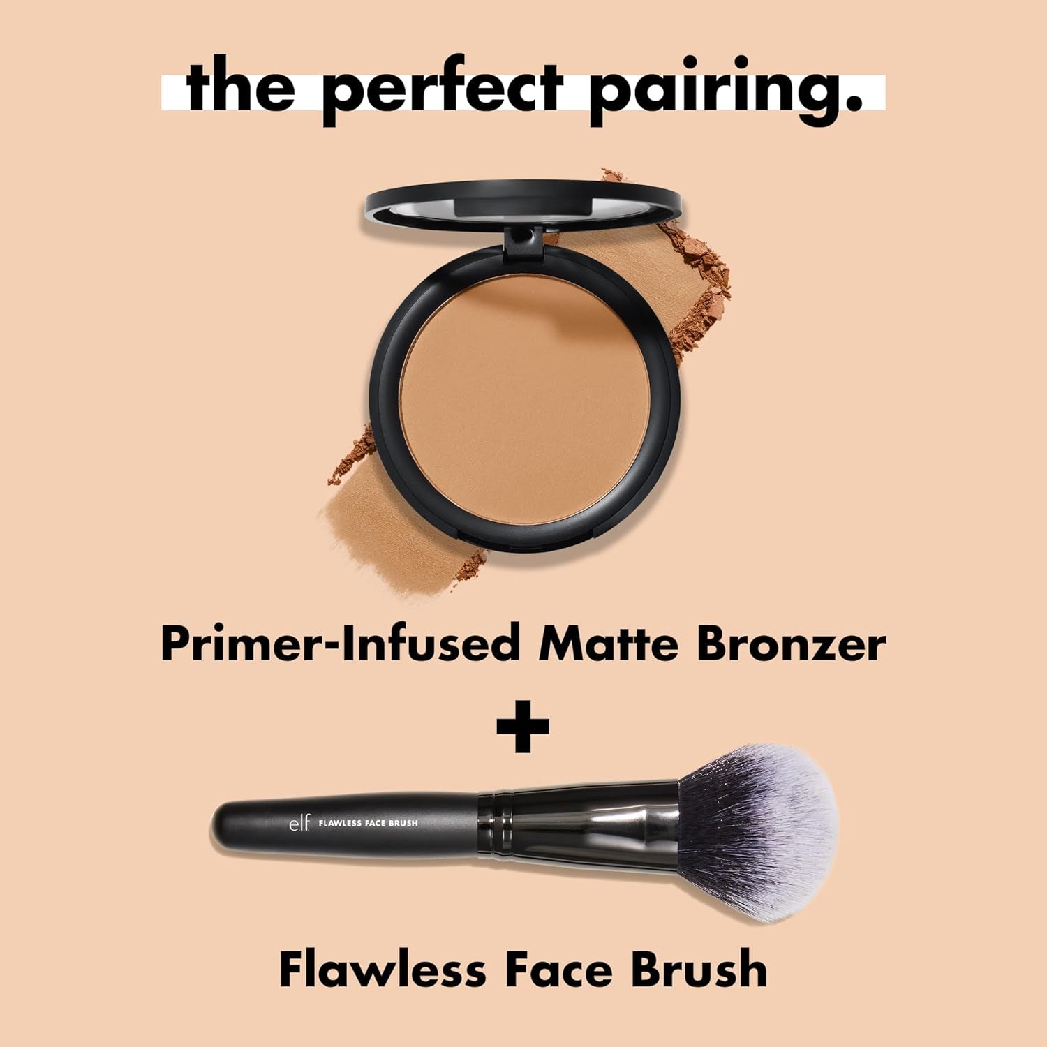Primer-Infused Bronzer, Long-Wear, Matte, Bold, Lightweight, Blends Easily, Contours Cheeks, Forever Sun Kissed, All-Day Wear, 0.35 Oz