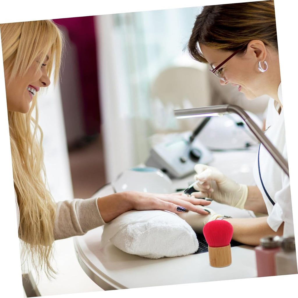 Makeup Brush for Loose Powder Foundation round Faux Cosmetic Brush for Travel Gentle Bristles for Face Makeup Application for Highlighting and Blush