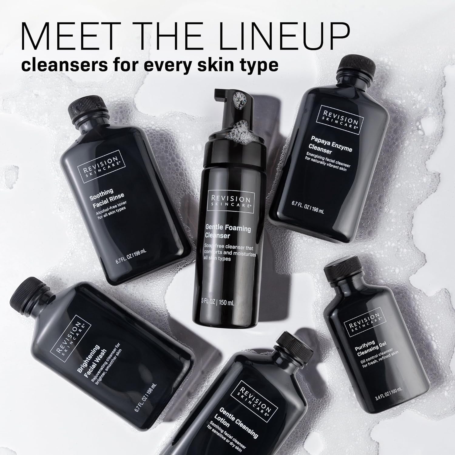 Revision Skincare Papaya Enzyme Cleanser, Energizing Facial Cleanser with Salicylic Acid, Soothing and Exfoliating