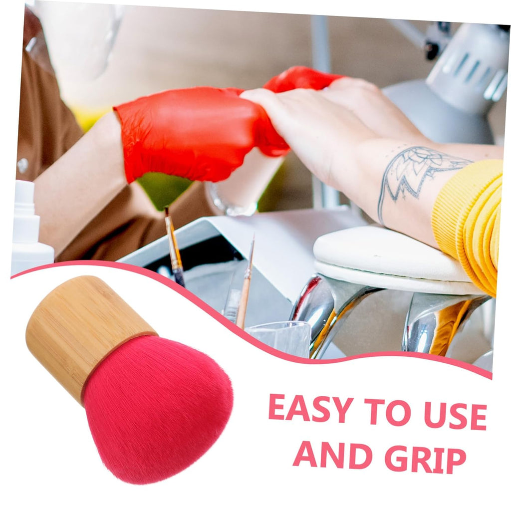 Makeup Brush for Loose Powder Foundation round Faux Cosmetic Brush for Travel Gentle Bristles for Face Makeup Application for Highlighting and Blush