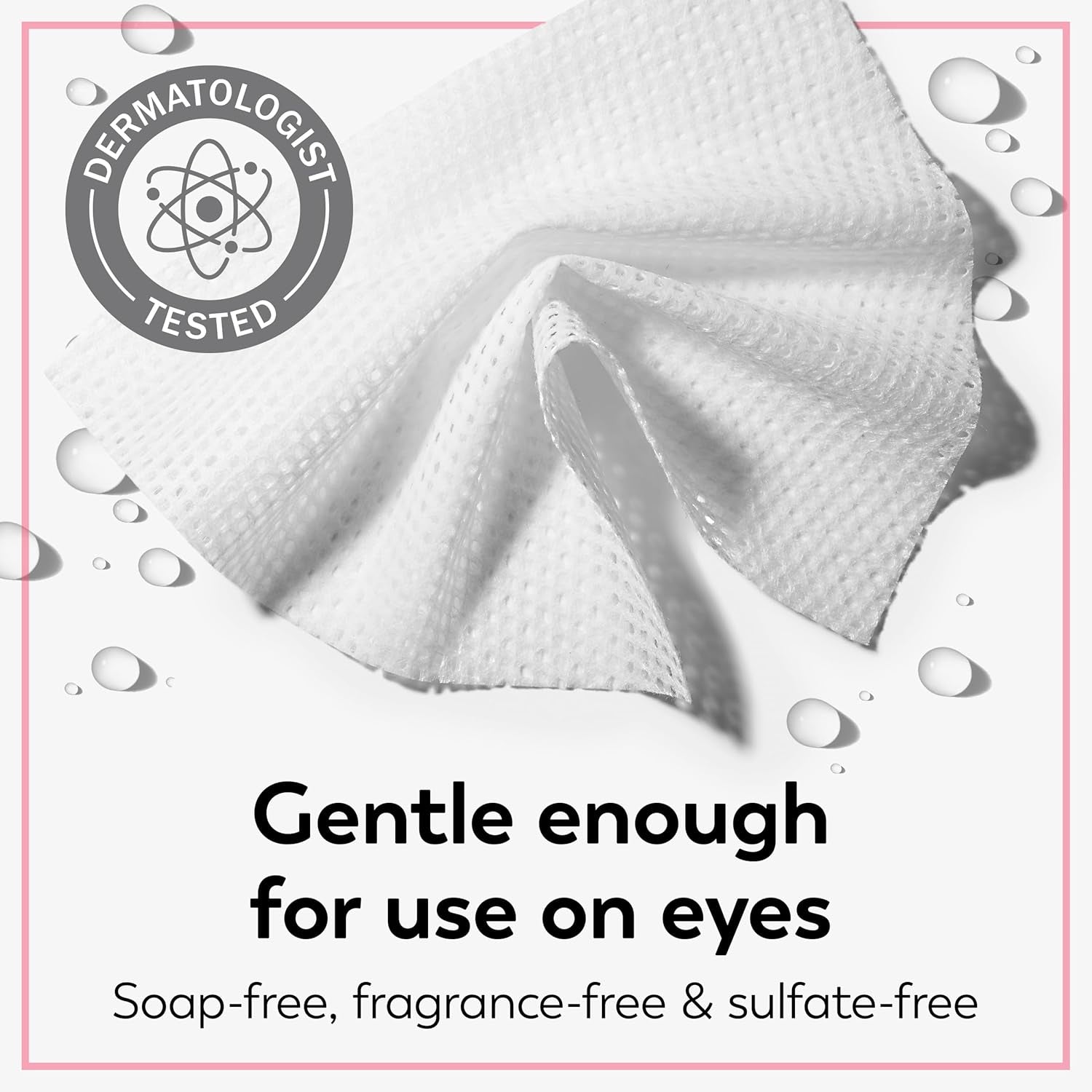 Makeup Remover Wipes, Daily Facials Hydrating Face Cleanser for Normal to Dry Skin, Alcohol & Fragrance Free, Soft Face Wash Towels, Travel Essentials for Women, Convenient Dry Cloths, 66 Ct