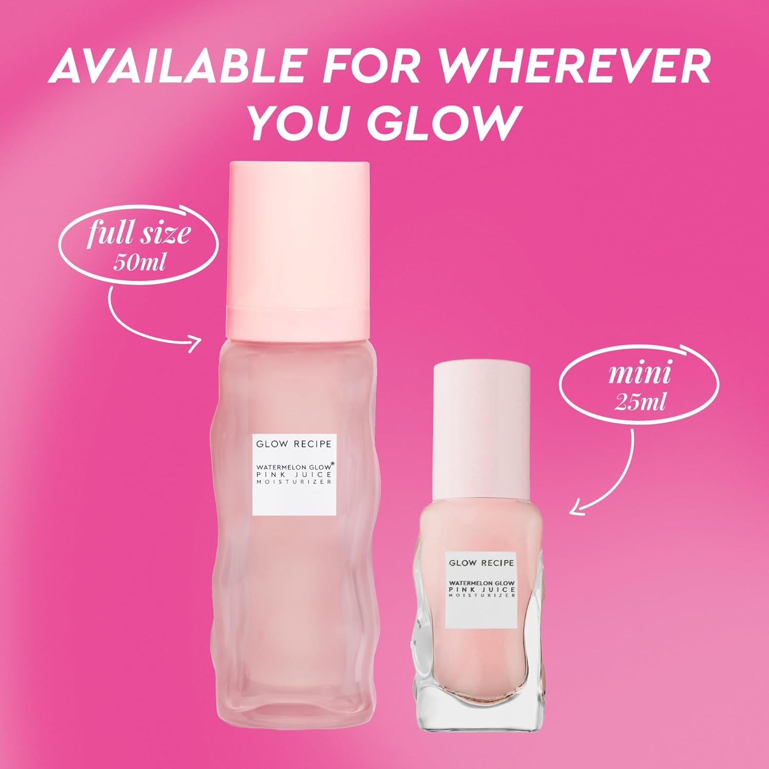 Pink Juice Water Gel Moisturizer, Korean Gel Moisturizer for Glass Skin, Oil-Free Hydrating Hyaluronic Acid Face Moisturizer for Oily Skin, Non-Comedogenic, Long-Lasting (50Ml)