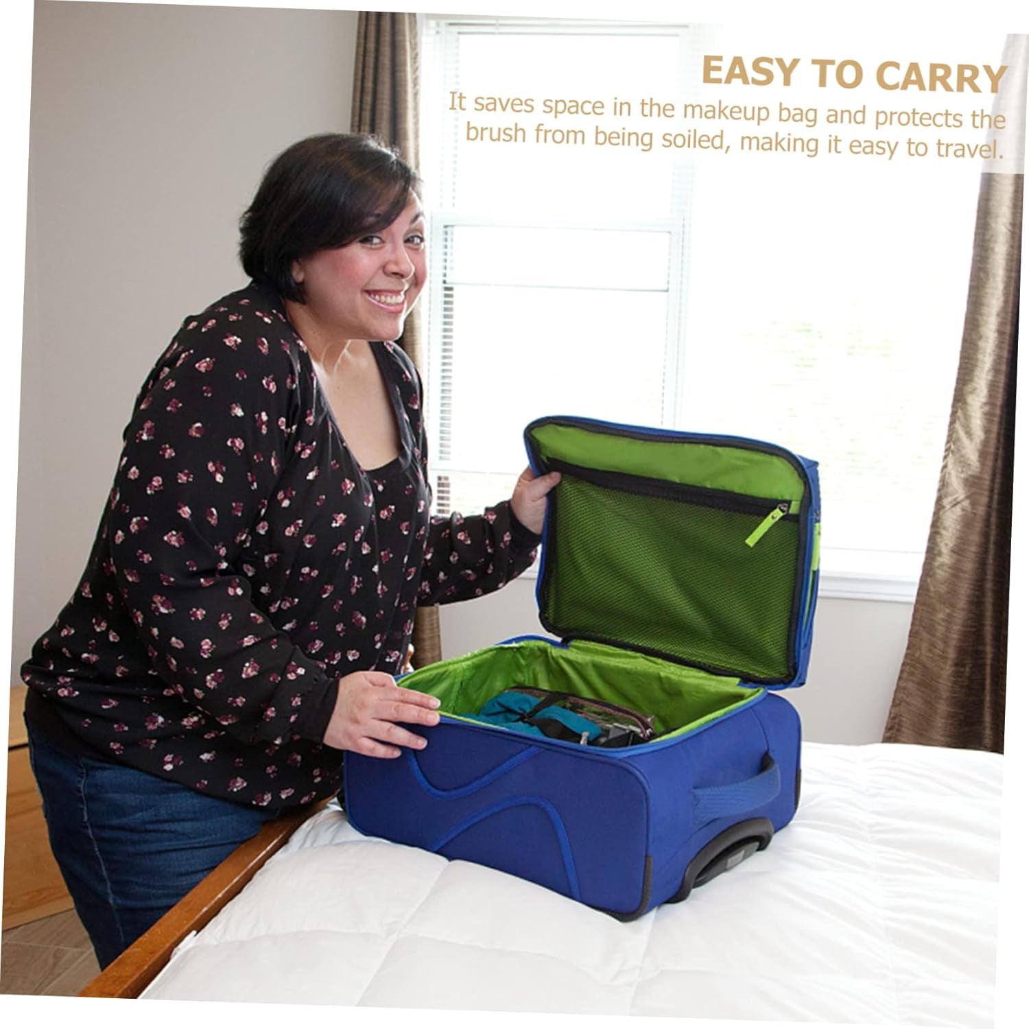 10Pcs Makeup Brush Covers Bristle Protector for Fan Highlighter Brush Travel-Friendly Makeup Supplies and Convenient Storage