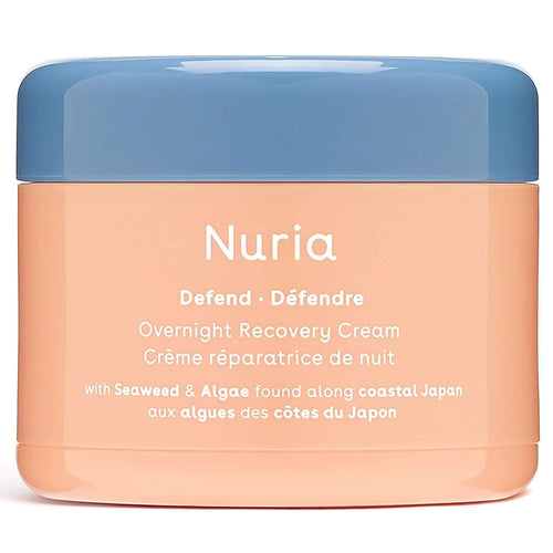 - Defend Overnight Face Cream, Facial Moisturizer for Nighttime Skin Recovery, Night Cream for Face with Seaweed, Brown Algae, and Aloe Leaf Juice, 50Ml/1.7 Fl Oz
