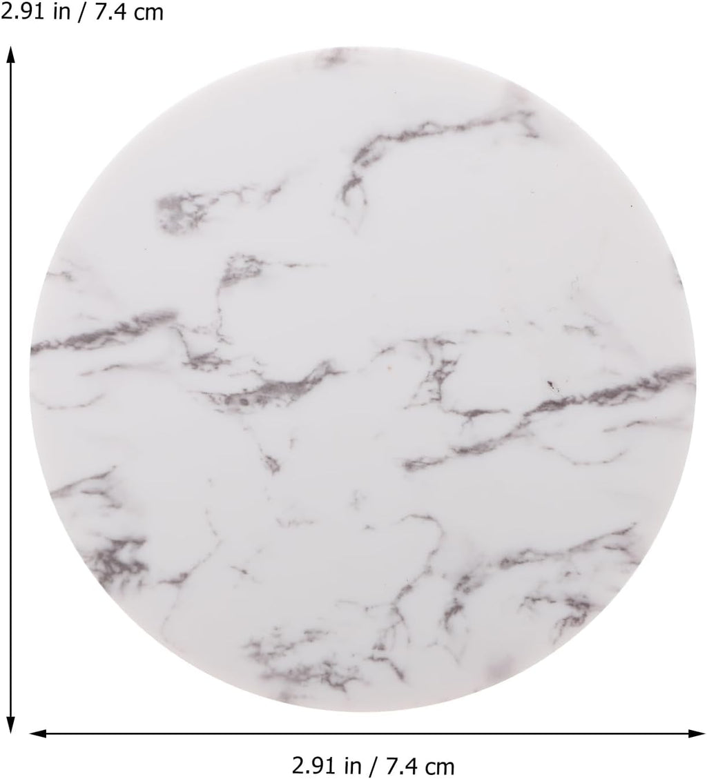 Marble Texture Pressed Powder Case Compact Makeup Powder Box Double Layer Empty Cosmetic Container for Diy Loose Travel