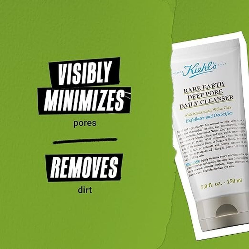 Kiehl'S since 1851 Rare Earth Deep Pore Daily Cleanser, 5 Oz - Clear