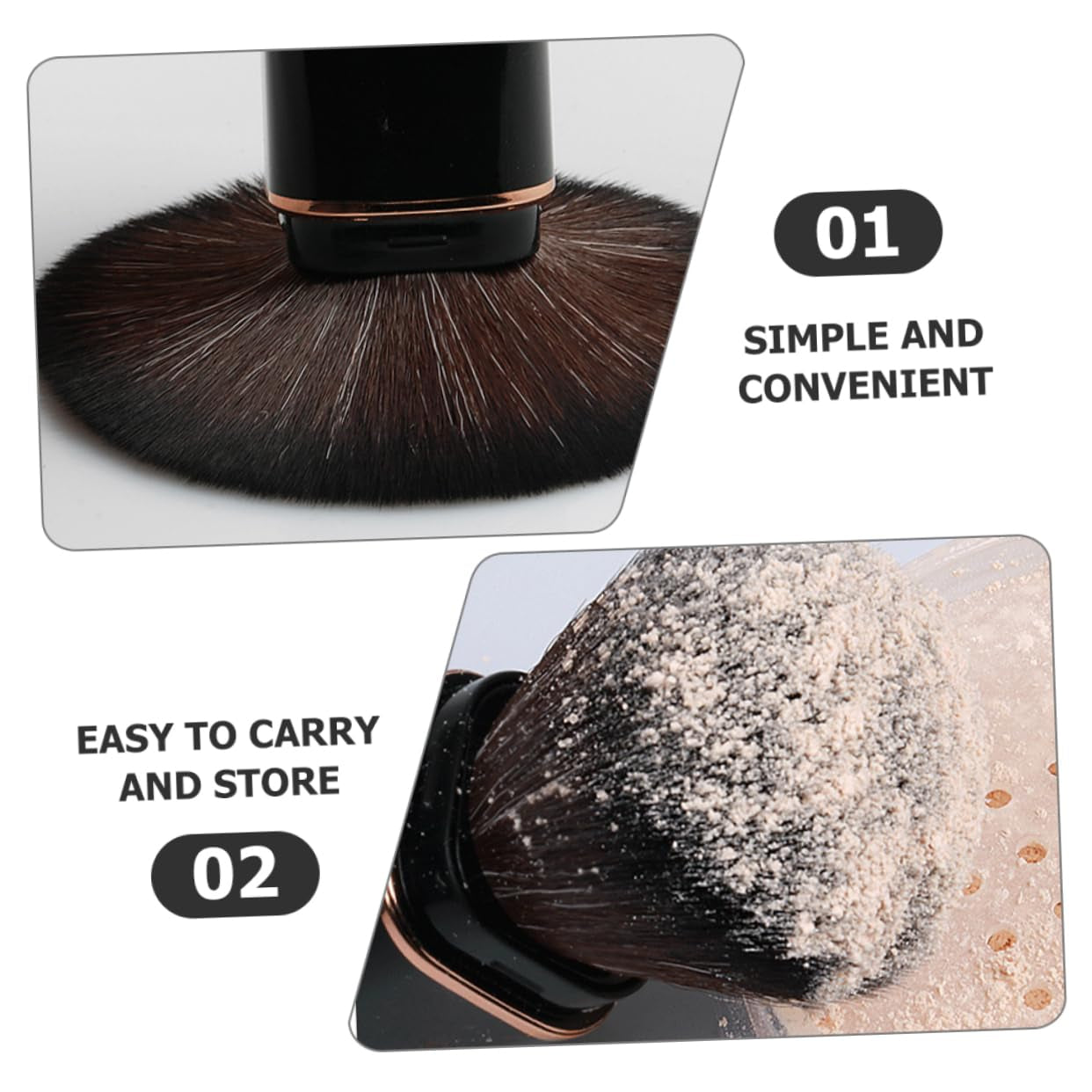 Makeup Brushes Multifunctional Cosmetic Brush Set Travel Size Blush Brush Retractable