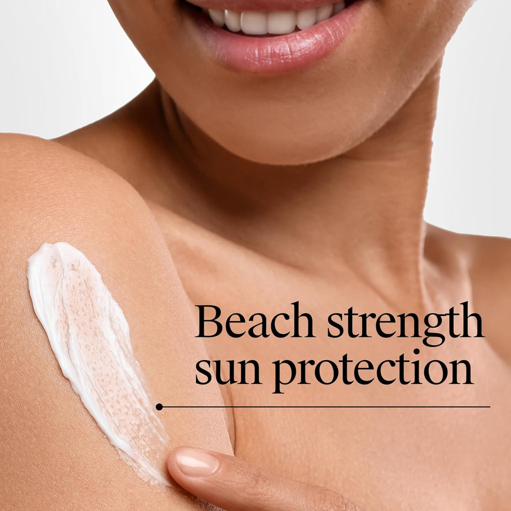 Sunscreen Lotion Beach Defense SPF 70, Face & Body Sunscreen, Broad Spectrum, Fast Absorbing, 6.7 Fl Oz, Water Resistant 80 Min, Oil-Free, Oxybenzone & Octinoxate Free